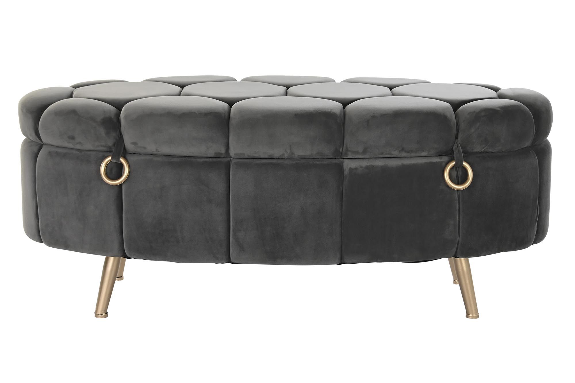 descalzadora terciopelo gris