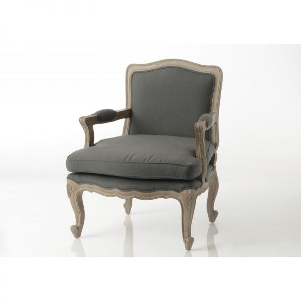 SILLON MADERA ROBLE TAPIZADO