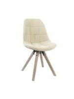 SILLA POLIESTER ALGODON NATURAL BEIGE