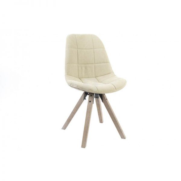 SILLA POLIESTER ALGODON NATURAL BEIGE