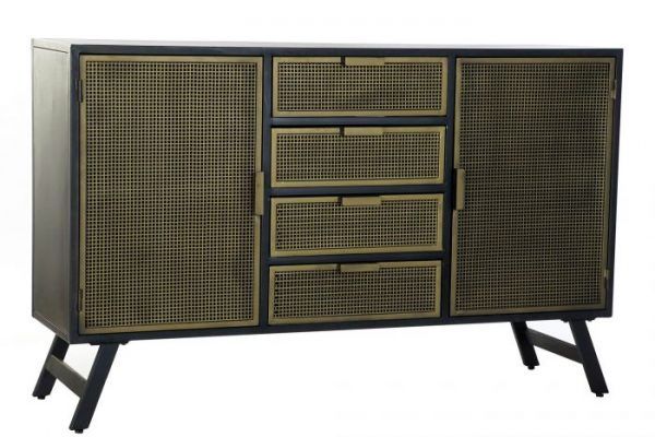 buffet moderno metal de estilo industrial diseño original y exclusivo