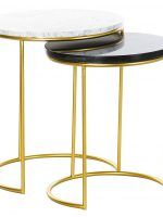 mesas auxiliar marmol