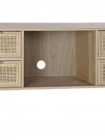 mesa tv madera natural