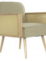 sillón verde nórdico