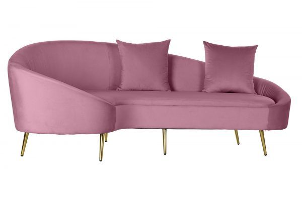sofa rosa