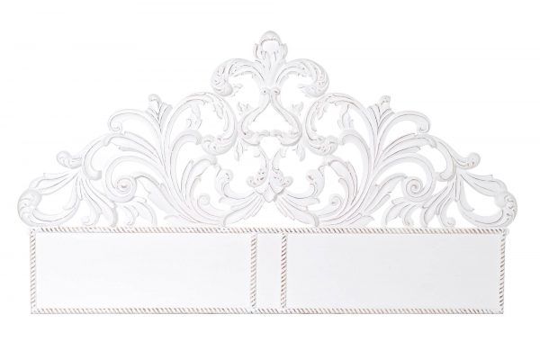 cabezal madera blanca
