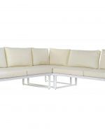 sofás de exterior en acero y metal