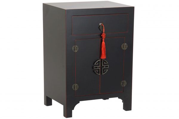 mesita negra oriental