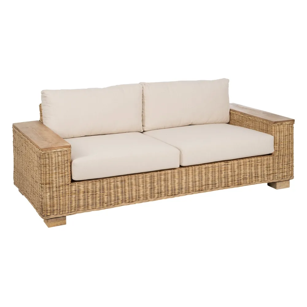 sofa dos plazas amplio jardin