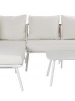 set exterior aluminio blanco