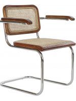 silla antigua marrón