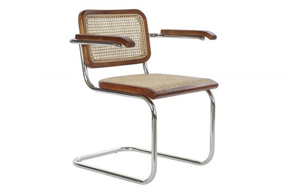 silla antigua marrón